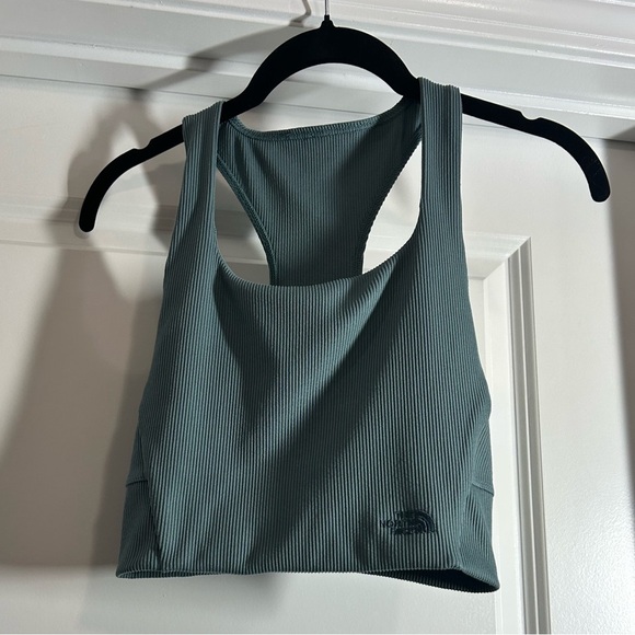 The North Face Teal Ribbed Sports Bra - Picture 1 of 2